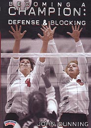 آموزش دفاع و بلوک در والیبال - مربی جان دانینگ