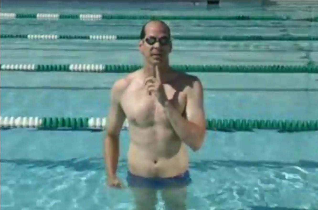 آموزش شنای کرال پشت - مربی تام جگر